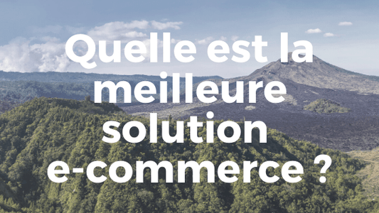 Quelle est la meilleure plateforme e commerce ?