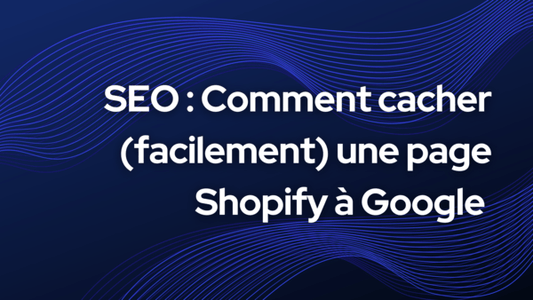 Seo hidden : Comment cacher une page aux moteurs de recherche sur Shopify ?